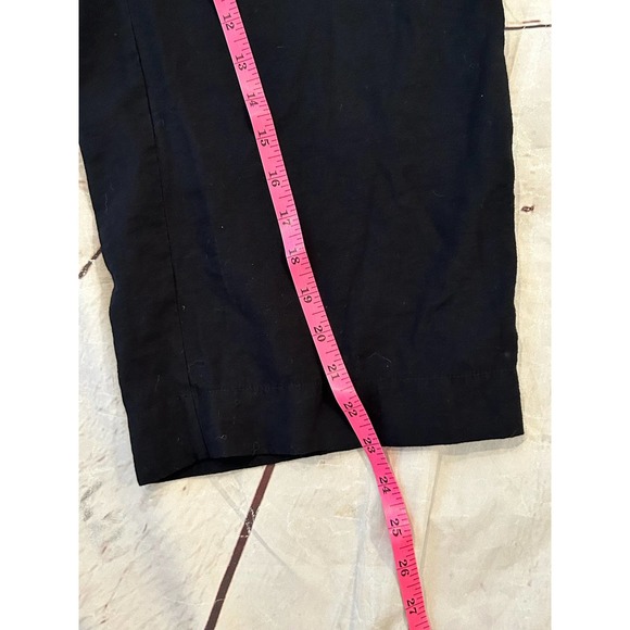 Whistles Black Jumpsuit Womens Size 0 Double Button Waist Detail V Neck - Picture 3 of 10